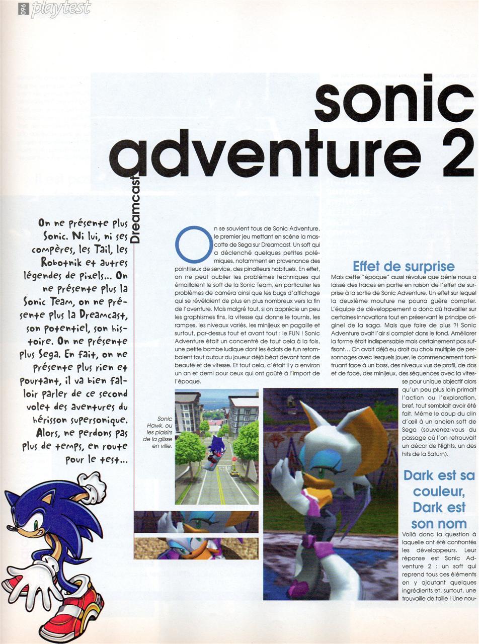 Sonic Adventure (Playmag #53) - p1
